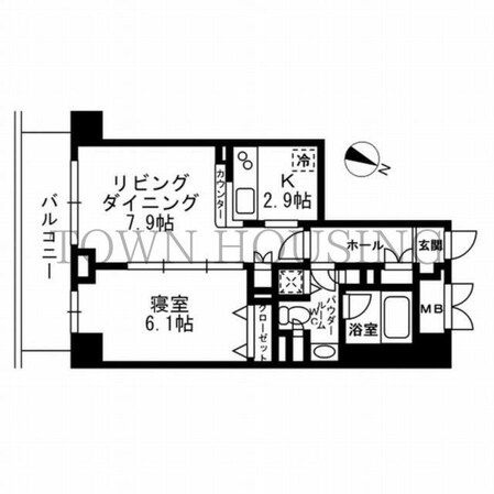 パークフラッツ学芸大学の物件間取画像